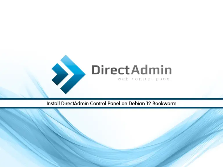 Install DirectAdmin Control Panel on Debian 12 Bookworm - orcacore.com