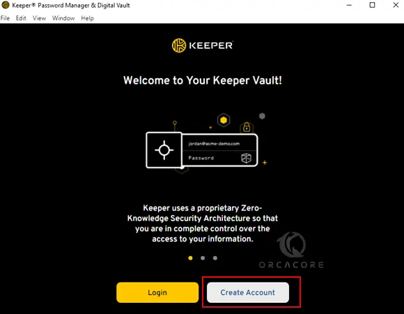 Install Keeper Password Manager on Windows - OrcaCore