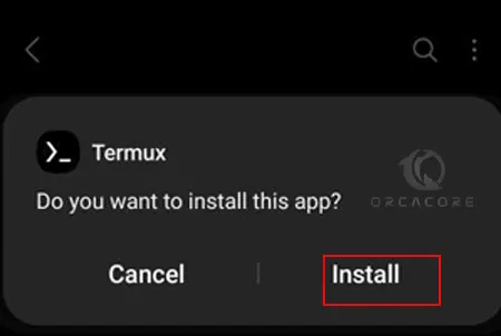 Install Termux on Android