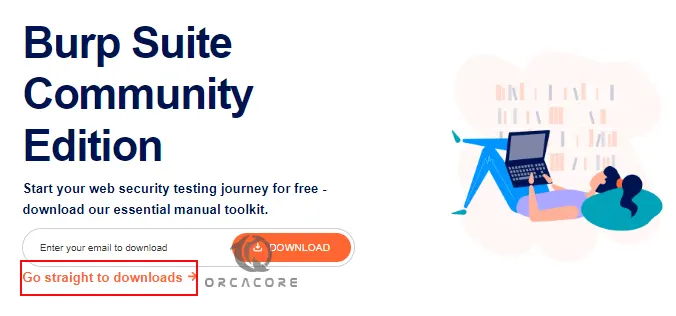 Directly Download Burp Suite