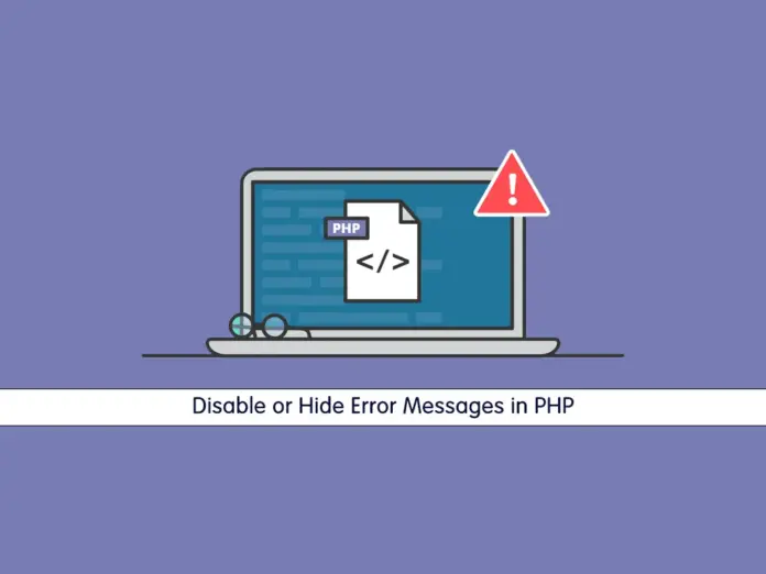 Disable or Hide Error Messages in PHP - orcacore.com