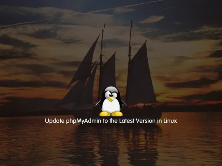 Update phpMyAdmin to the Latest Version in Linux - orcacore.com