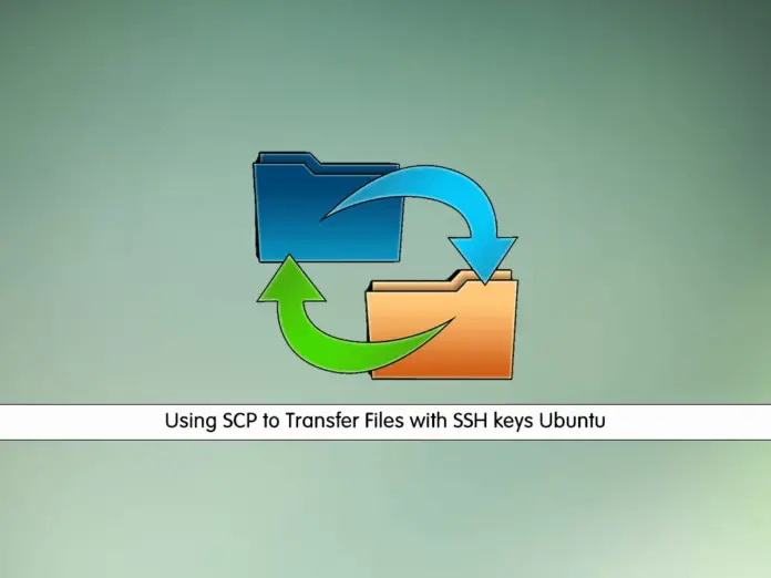 Using SCP to Transfer Files with SSH keys Ubuntu - orcacore.com
