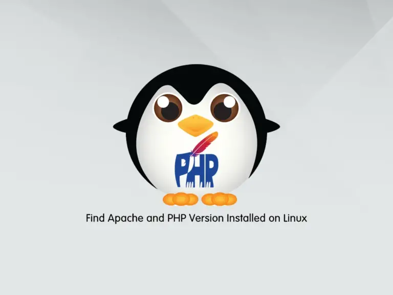 Find Apache and PHP Version Installed on Linux - orcacore.com