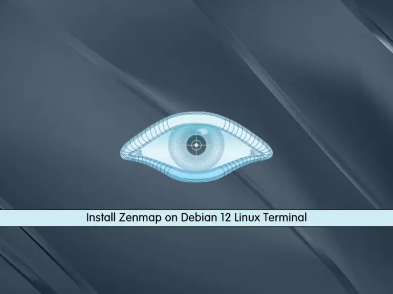 Install Zenmap on Debian 12 Linux Terminal - orcacore.com