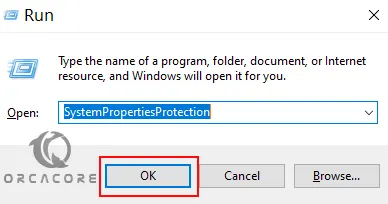 Open SystemPropertiesProtection on Windows To fix error Temporary profile