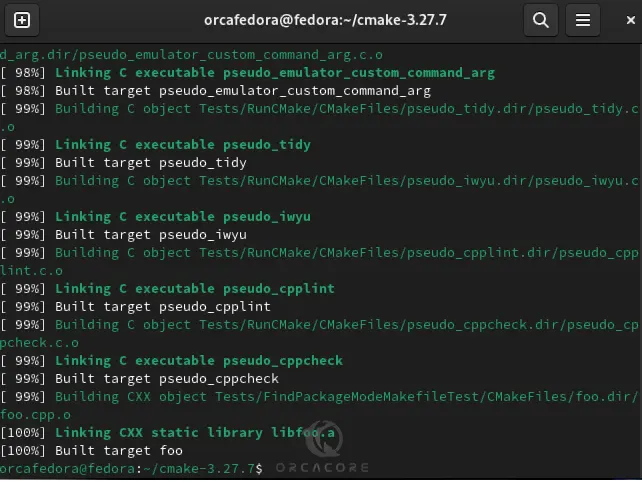 Build CMake from source