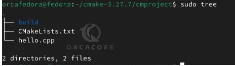 Check CMake project structure