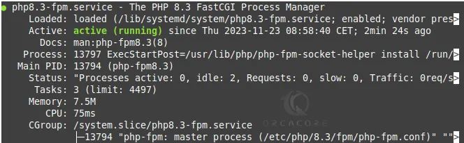 PHP-FPM with Apache Linux mint 21