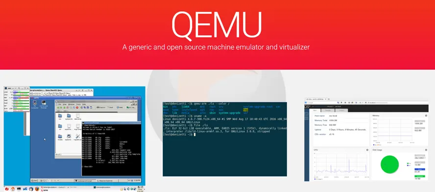 QEMU one of the free alternatives to VMware workstation