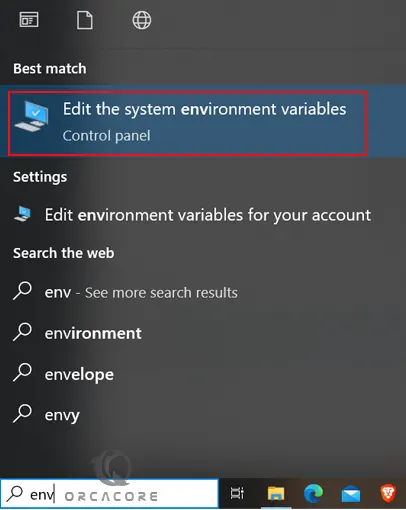 Edit System Environment Variables in Windows