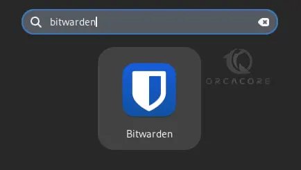 Search For Bitwarden app