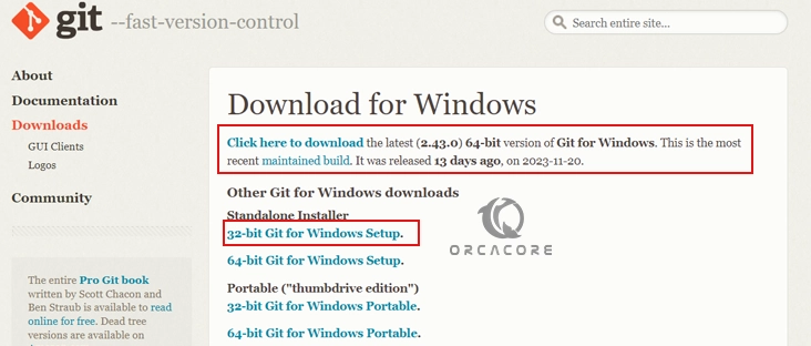Get Git for Windows