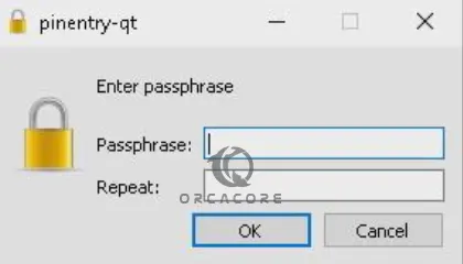 Specify a password for File Encryption