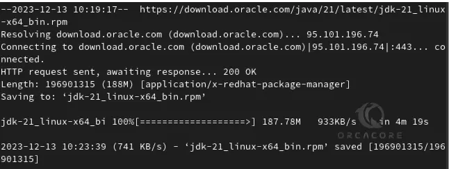 Download Oracle JDK 21