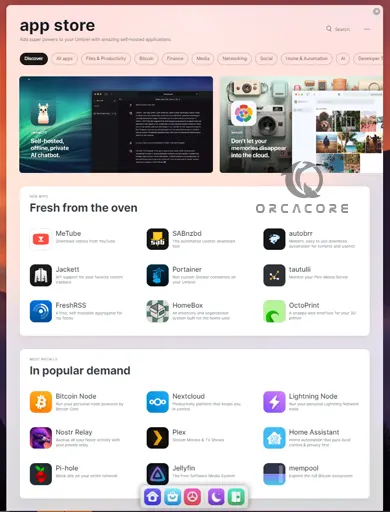 Umbrel OS App Store