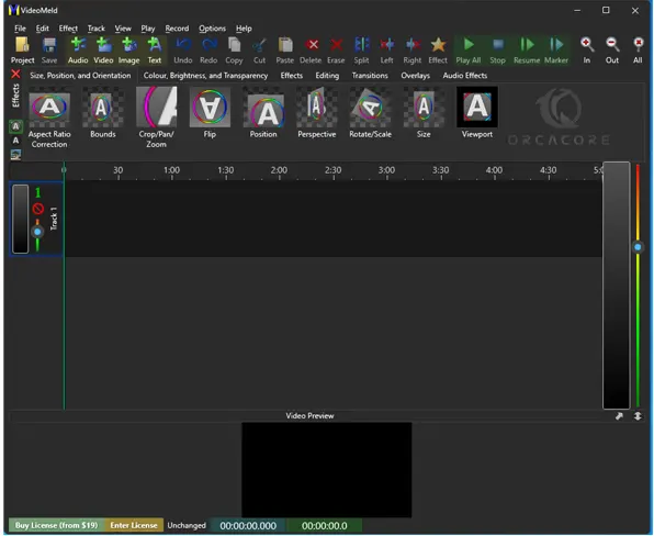 VideoMeld Editor Software
