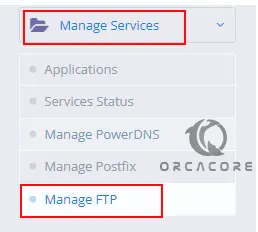 Check FTP Service status in CyberPanel