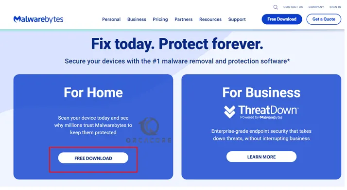Download Malwarebytes Free Version for Windows