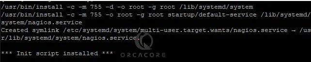configure the Nagios service to start on boot