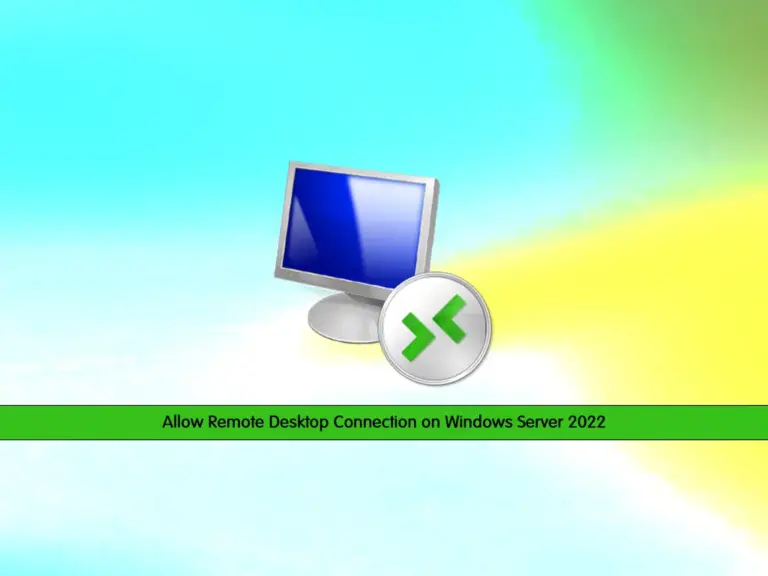 Allow Remote Desktop Connection on Windows Server 2022 - orcacore.com