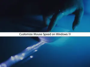 Customize Mouse Speed on Windows 11 - orcacore.com