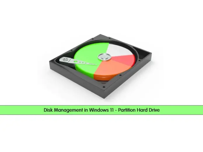 Access Disk Management in Windows 11 - Create a Partition Hard Drive - orcacore.com