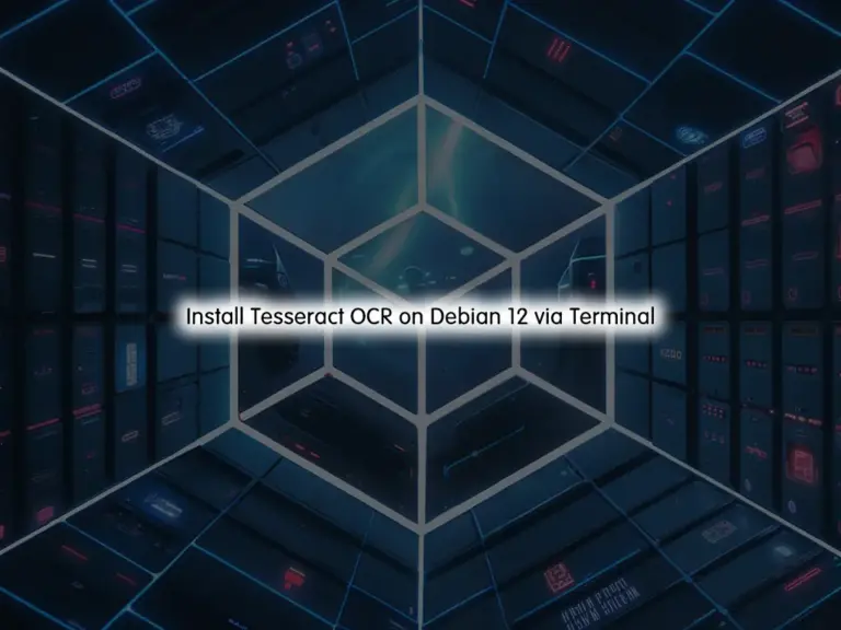 Install Tesseract OCR on Debian 12 via Terminal - orcacore.com