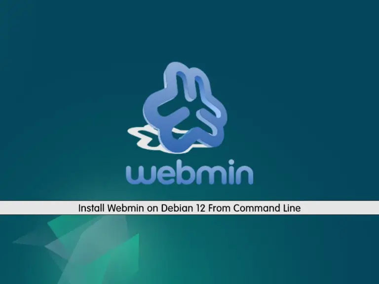 Install Webmin on Debian 12 From Command Line - orcacore.com