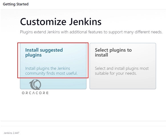 Install Jenkins suggested plugins