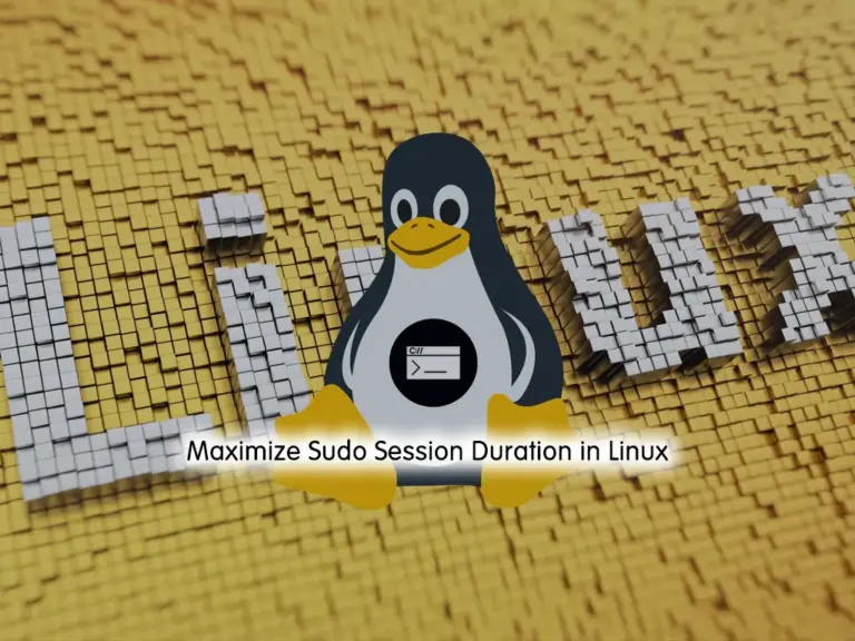 Maximize Sudo Session Duration in Linux - orcacore.com