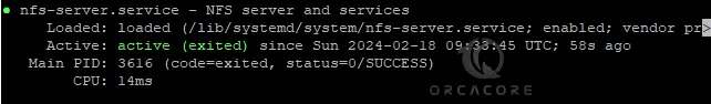 Check NFS Server Status Ubuntu 22