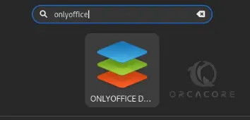 Launch OnlyOffice desktop editors 