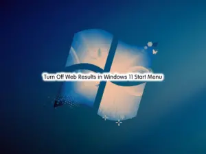 Turn Off Web Results in Windows 11 Start Menu - orcacore.com