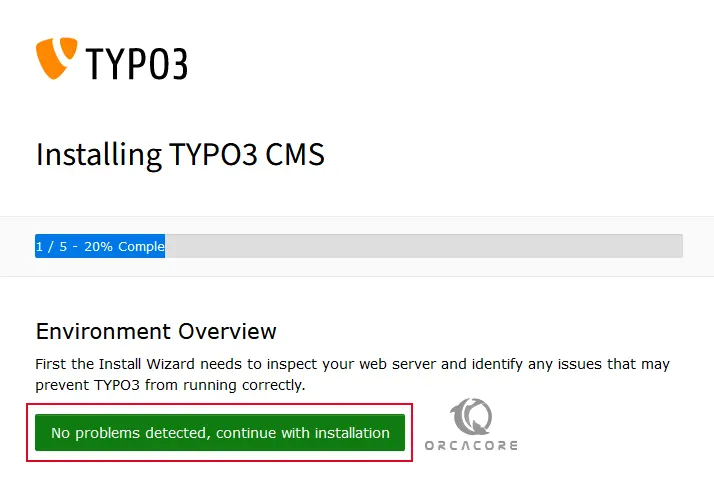Installing TYPO3 CMS From Web Interface