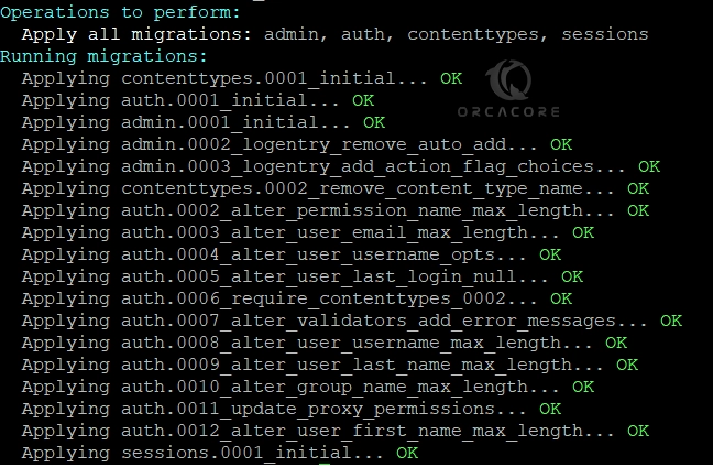 use Python 3 to apply pending migrations for Django App