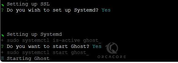 Set up SSL and Systemd for Ghost CMS