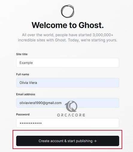 Welcome To Ghost Dashboard