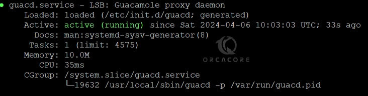 Guacd Service - Install Apache Guacamole on Ubuntu 22.04