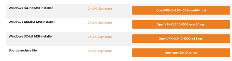 OpenVPN Windows Binaries - OpenVPN Installation and Configuration on AlmaLinux 9