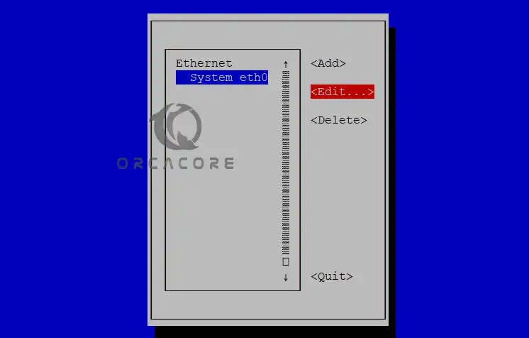 AlmaLinux 10 configuring the static IP address