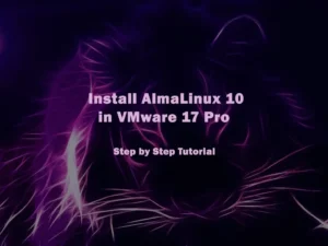 Install AlmaLinux OS 10 Stable on VMware