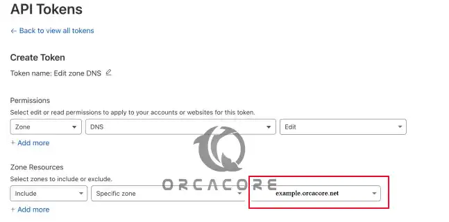 Specify Zone Resources in Cloudflare