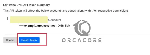 Create Cloudflare Token 
