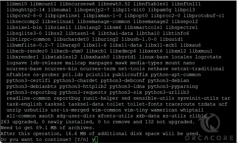 Debian 13 minimal upgrade