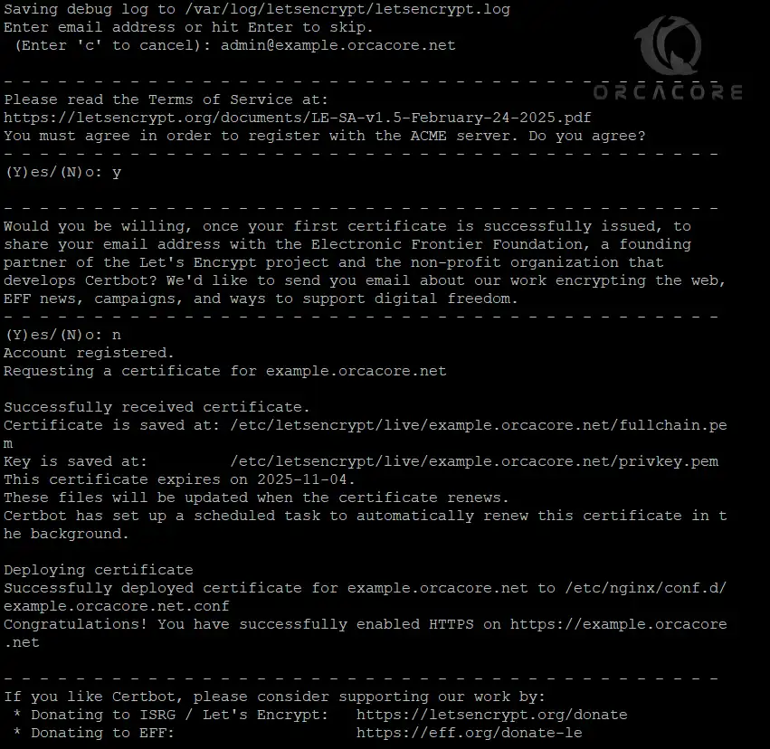 Generate SSL Certificate for Nginx From Let's Encrypt on AlmaLinux 10
