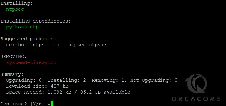 Installing NTP on Debian 13