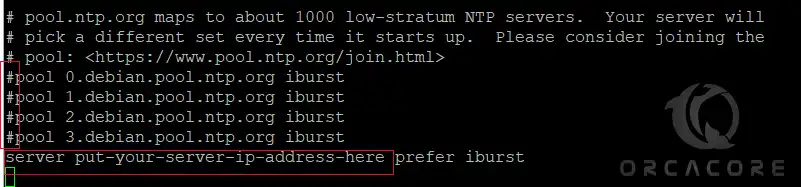 Sync NTP Client with NTP Server