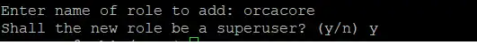 Add PostgreSQL Role