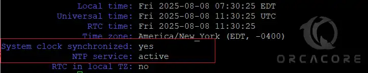 Verify AlmaLinux 10 System Time is Synchronized